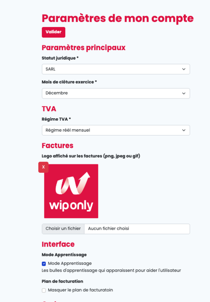 logiciel facturation auto-entrepreneurs tpe pme, Wiponly